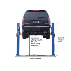 Atlas Automotive Equipment Bp8000 8,000 Lb Capacity Baseplate 2-Post Lift ATEATTD-BP8000-FPD