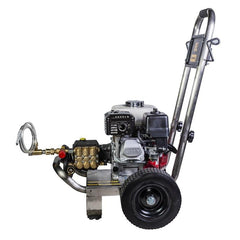 BE Power Equipment 196cc Honda GX200 2500 PSI Pressure Washer @ 3.0 GPM External Unloader General TP2530J34 Pump Stainless Steel