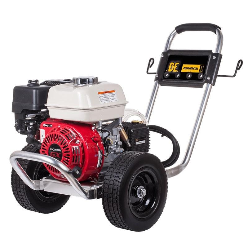 BE Power Equipment 2500 PSI Gas Pressure Washer @ 3.0 GPM 196cc Honda Engine Triplex-General TP2530