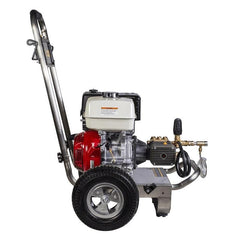 BE Power Equipment 389cc Honda Engine 4000 PSI @ 4.0 GPM External Unloader Pressure Washer - CAT 66DX40GG1 PUMP