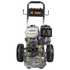 BE Power Equipment 389cc Honda Engine 4000 PSI @ 4.0 GPM External Unloader Pressure Washer - CAT 66DX40GG1 PUMP