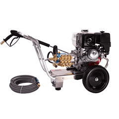 BE Power Equipment 389cc Honda Engine 4000 PSI @ 4.0 GPM External Unloader Pressure Washer - CAT 66DX40GG1 PUMP