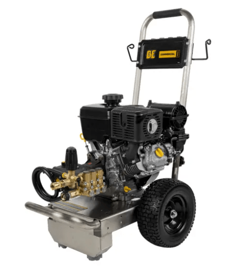 BE Power Equipment B4414VSAS 4,400 PSI - 4.0 GPM Gas Pressure Washer With Vanguard 400 Engine & AR Triplex Pump