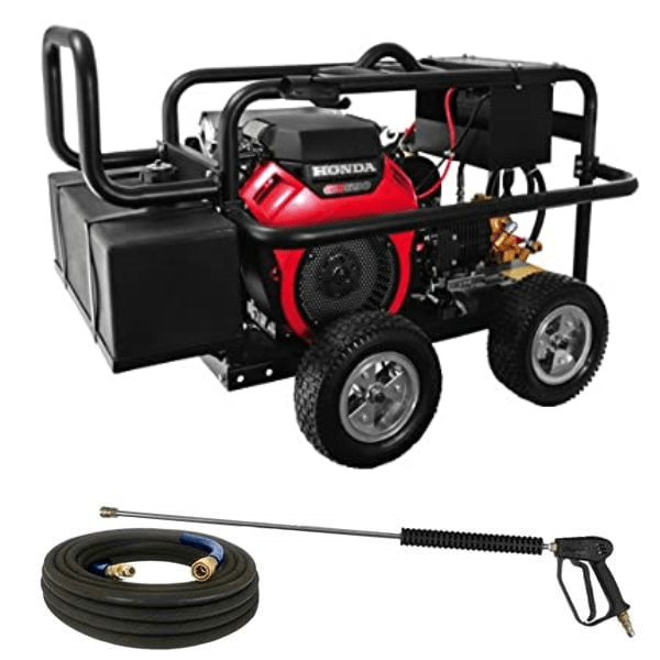 BE Power Equipment Industrial Series 5000 PSI Gas Pressure Washer, @ 5.0 GPM HONDA GX690 Triplex COMET TW5050 Belt Drive Cold