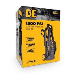 BE Power Equipment P1415EN Workshop 1500 PSI @ 1.4 GPM Powerease AR Pump Cold Water Electric Pressure Washer