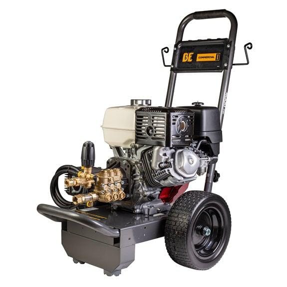 BE Power Equipment Professional Commercial Gas Pressure Washer, Honda GX390 General EZ4040G Pump 389CC 4000PSI @ 4.0 GPM