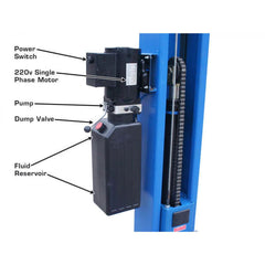 Atlas Automotive Equipment Bp8000 8,000 Lb Capacity Baseplate 2-Post Lift ATEATTD-BP8000-FPD