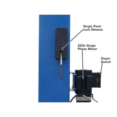 Atlas Automotive Equipment Bp8000 8,000 Lb Capacity Baseplate 2-Post Lift ATEATTD-BP8000-FPD