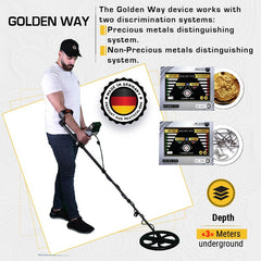 GER Detect Golden Way Metal Detector - Golden Way