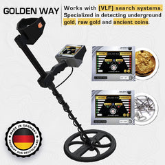 GER Detect Golden Way Metal Detector - Golden Way