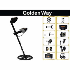 GER Detect Golden Way Metal Detector - Golden Way