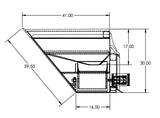 Top Dog Attachments Heavy-Duty Dual Side Flow Bucket