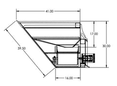 Top Dog Attachments Heavy-Duty Dual Side Flow Bucket