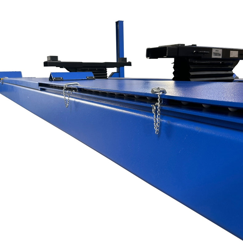 iDEAL FP14KAC-X 14K-4 Post Alignment Lift 182.5" WB (Closed Front / Cable Pull) FP14KAC-X