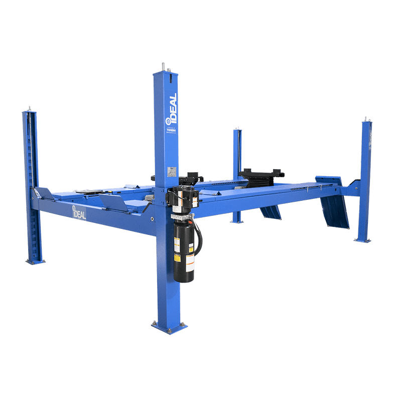 iDEAL FP14KAC-X 14K-4 Post Alignment Lift 182.5" WB (Closed Front / Cable Pull) FP14KAC-X
