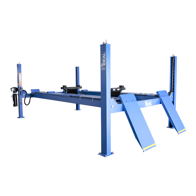 iDEAL FP14KAC-X 14K-4 Post Alignment Lift 182.5" WB (Closed Front / Cable Pull) FP14KAC-X