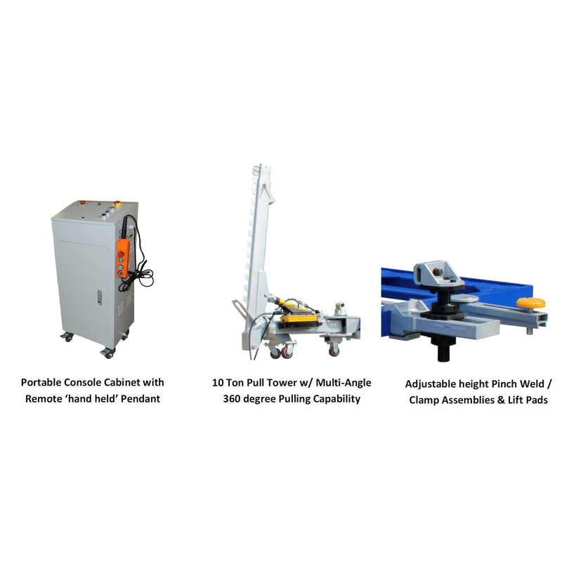 iDEAL FR-55 Frame Rack, Scissor, 1P10T-5.5K (Includes 1 each - Chain with Universal Hook) FR-55