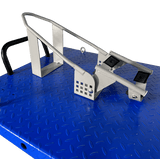 iDEAL Elec-Hydra Motorcycle Lift Bench w/Integrated Motor & Retractable Ramp M-2200IEH-XR