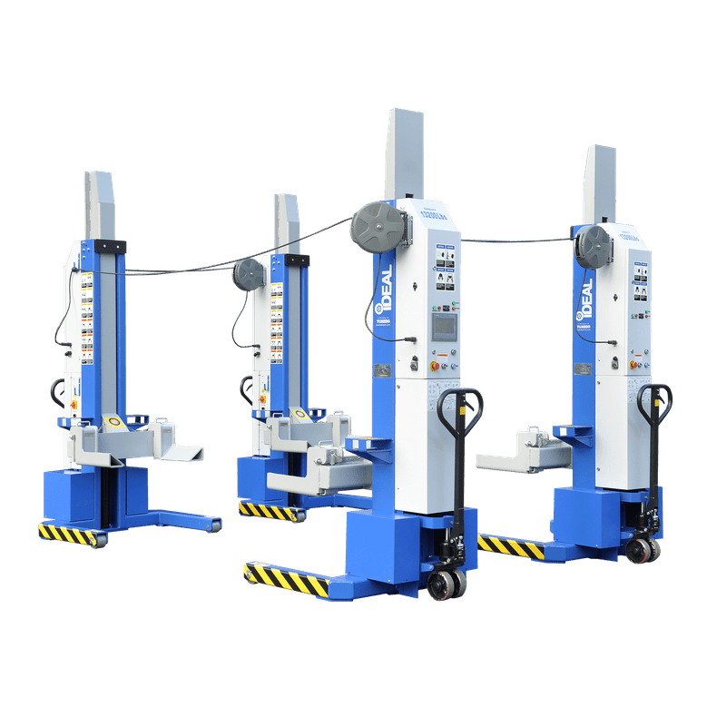 iDEAL MSC-13K-B-452 Mobile Column Lift, Four Column Set, 52,000 lbs. MSC-13K-B-452