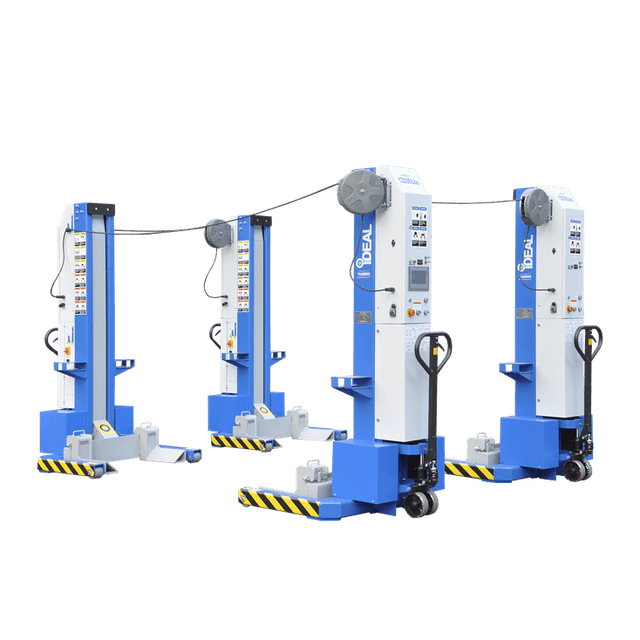 iDEAL MSC-13K-B-452 Mobile Column Lift, Four Column Set, 52,000 lbs. MSC-13K-B-452