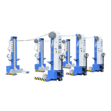 iDEAL MSC-13K-B-678 Mobile Column Lift, Six Column Set, 78,000 lbs. MSC-13K-B-678