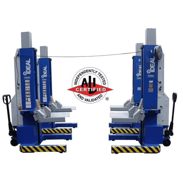 iDEAL MSC-18K-X-472 Mobile Column Lift, Four Column Set, 72,000 lbs. ALI Certified MSC-18K-X-472