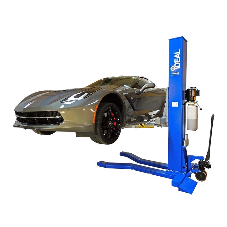 iDEAL MSC-6KLP 6,000 lb Mobile Single Column Lift - Low Profile MSC-6KLP