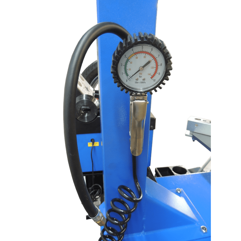 iDEAL Tire Changer & MC Wheel Balancer (Hand Spin) Combo w/ MC Adapter Kit TCWB-PSC206M-iDEAL