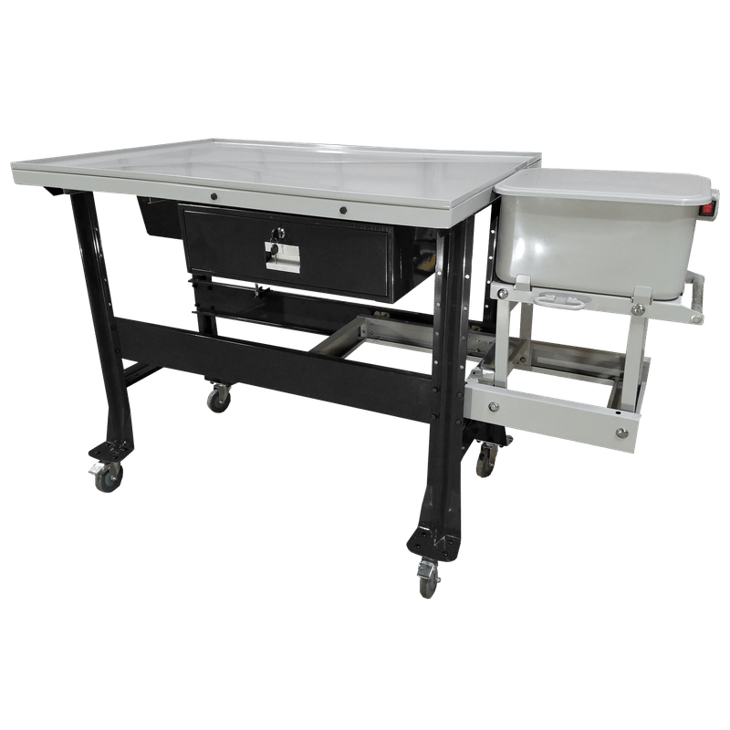 iDEAL PTDT-PW-1000 Premium Tear Down Table & Part Washer - 1,000 lbs. Cap. (XH-TT-I) PTDT-PW-1000
