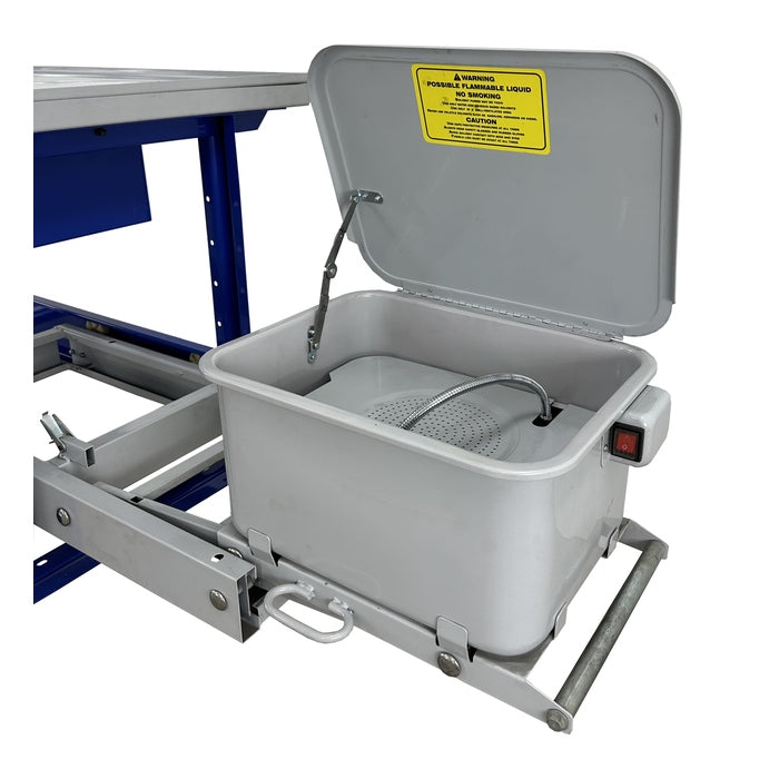 iDEAL PTDT-PW-1000 Premium Tear Down Table & Part Washer - 1,000 lbs. Cap. (XH-TT-I) PTDT-PW-1000