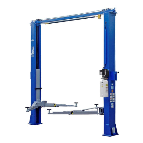 iDEAL TP10KAC-DX 10,000 lb Two Post Clear Floor --Direct Drive - Bi-Symmetric - 3 Stage - Single Point ALI Certified W/PU TP10KAC-DX