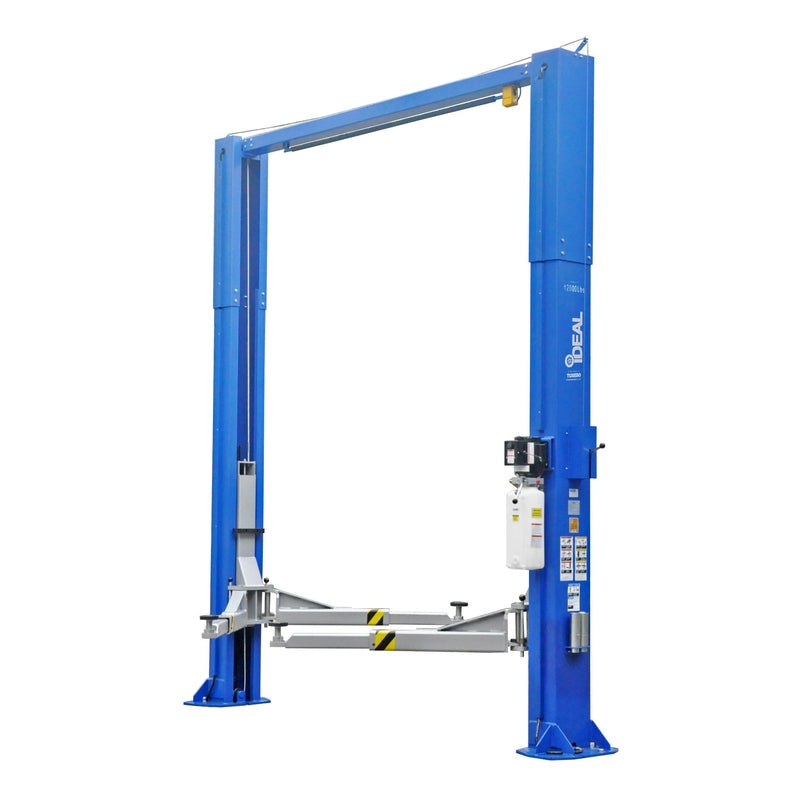 iDEAL TP12KSC-DX 12,000 lb Two Post Lift -- Direct Drive ALI Certified W/PU TP12KSC-DX