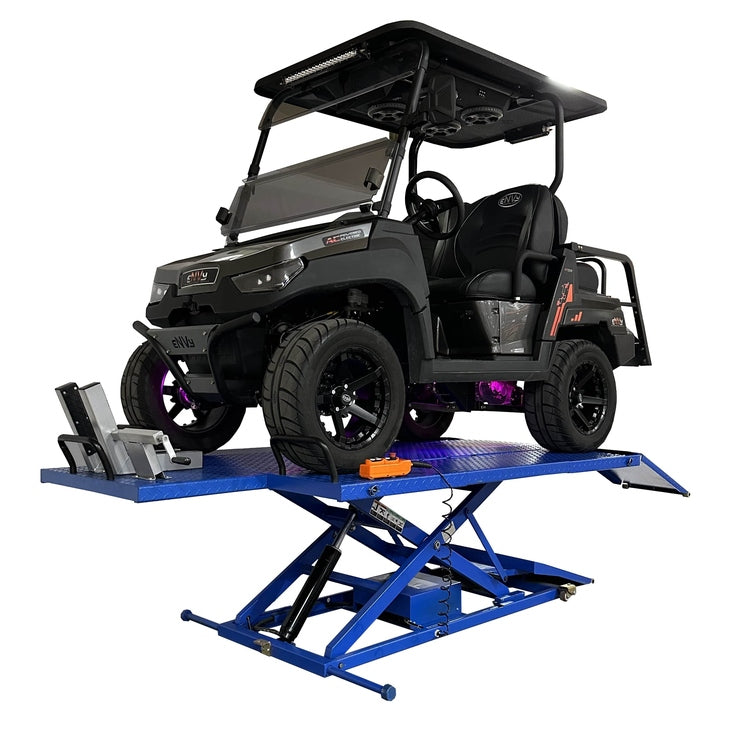 iDEAL Elec-Hydra UTV Lift w/Integrated Motor & Retractable Ramp U-2200IEH-XR