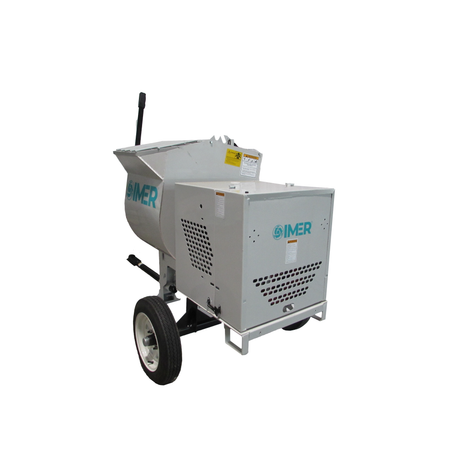 IMER Horizontal Shaft Mortar Mixer | 8 cu ft Steel Drum | HSM 8-1130082