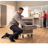 NewAge Bold Series 12 Piece Cabinet Set With Tool, Base, Wall Cabinets and 3 Lockers