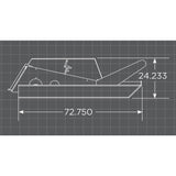 Loflin Fabrication Open-Front Skid Steer Brush Cutter