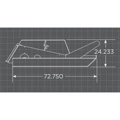 Loflin Fabrication Open-Front Skid Steer Brush Cutter