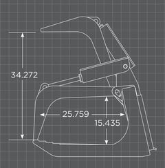 Loflin Fabrication Skid Steer Medium Duty Root Grapple