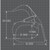 Loflin Fabrication Skid Steer Standard Duty Root Grapple