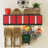 NewAge Bold Series 11 Piece Cabinet Set With Display Shelves, Wall Cabinets and 30 in. Lockers