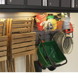 NewAge Bold Series 6 Piece Cabinet Set With Wall Cabinets and 72 in. Display Shelves