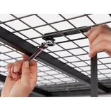 NewAge VersaRac Pro 4 ft. x 8 ft. Height-Adjustable Overhead Rack - Black