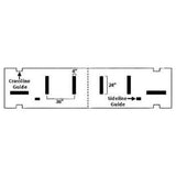 Newstripe Deluxe Hash Mark Football Field Stencil 10003654