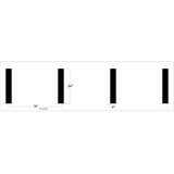 Newstripe NCAA Hash Mark Football Field Stencil 10001725