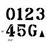 Newstripe 36" Football Field Numbers Stencil Kit 10001724
