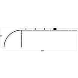 Newstripe Basketball Court Key Stencil 10003145