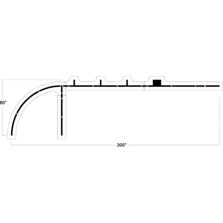 Newstripe Basketball Court Key Stencil 10003145