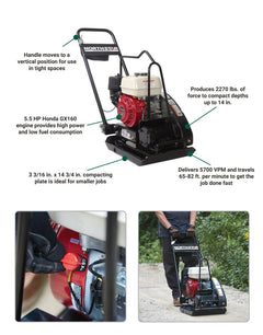 NorthStar Close-Quarters Plate Compactor GX160