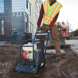 NorthStar Forward Plate Compactor and Plate Compactor 6,400 VPM Honda GX160