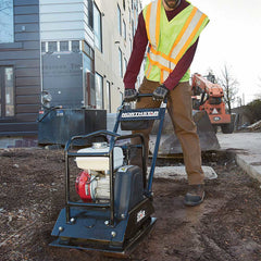 NorthStar Forward Plate Compactor and Plate Compactor 6,400 VPM Honda GX160